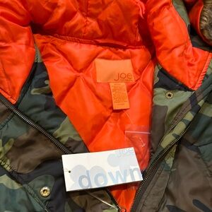 BNWT Joe Fresh Down Camo Jacket Size XL